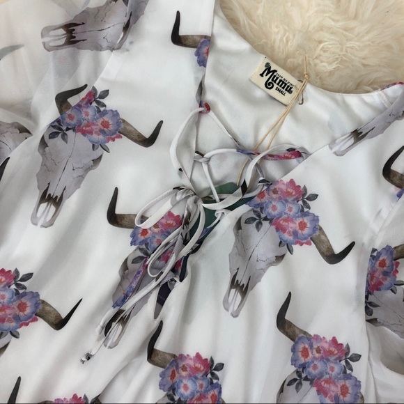 show me your mumu buffalo skull dress - Picture 2 of 2